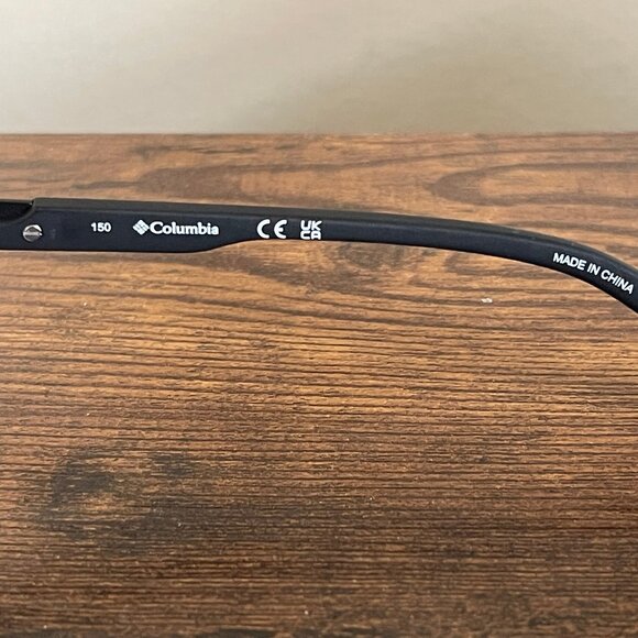 Columbia Cold Insert Matte Black Rectangular Eyeglass Frames Only 58-17-150 mm - Picture 3 of 9